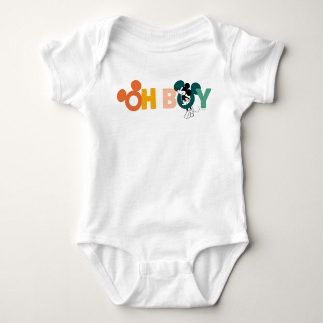 Mickey Mouse | Oh Boy Baby Bodysuit (Front)