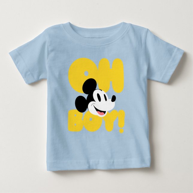 Mickey Mouse | Oh Boy! Baby T-Shirt (Front)