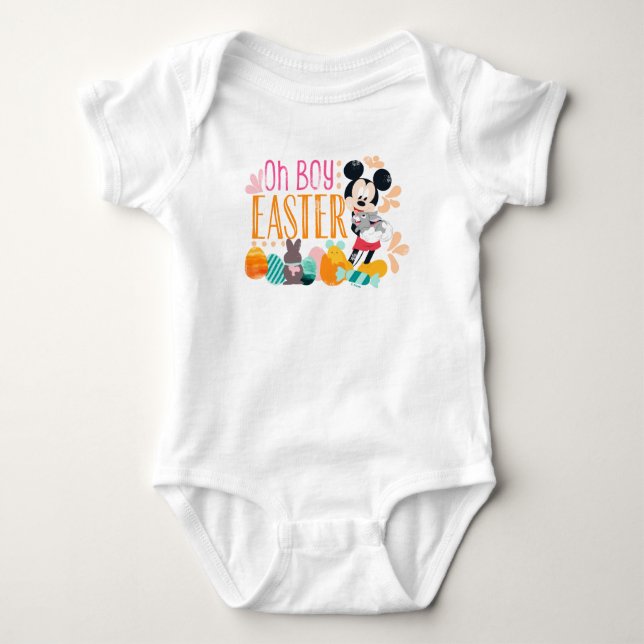 Mickey Mouse | Oh Boy, Easter Baby Bodysuit (Front)