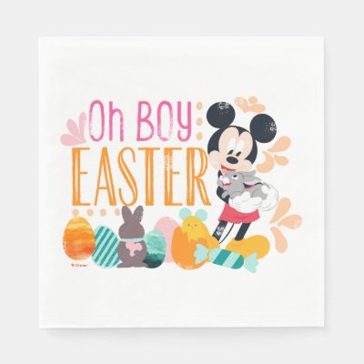 Mickey Mouse | Oh Boy, Easter Napkins