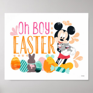 Mickey Mouse   Oh Boy, Easter Poster