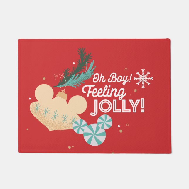 Mickey Mouse | Oh Boy! Feeling Jolly! Doormat (Front)