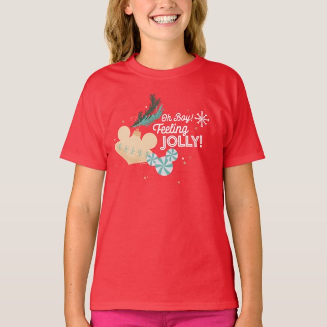 Mickey Mouse | Oh Boy! Feeling Jolly! T-Shirt (Front)