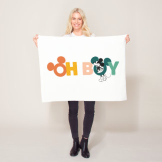 Mickey Mouse | Oh Boy Fleece Blanket
