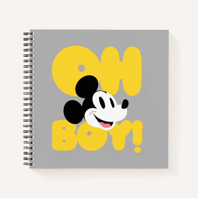 Mickey Mouse | Oh Boy! Notebook (Front)
