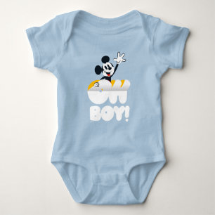 Mickey Mouse Oh Boy! Peel Away Baby Bodysuit