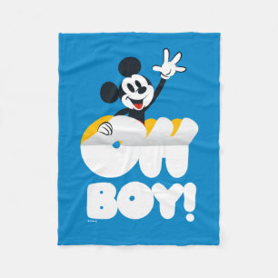 Mickey Mouse Oh Boy! Peel Away Fleece Blanket