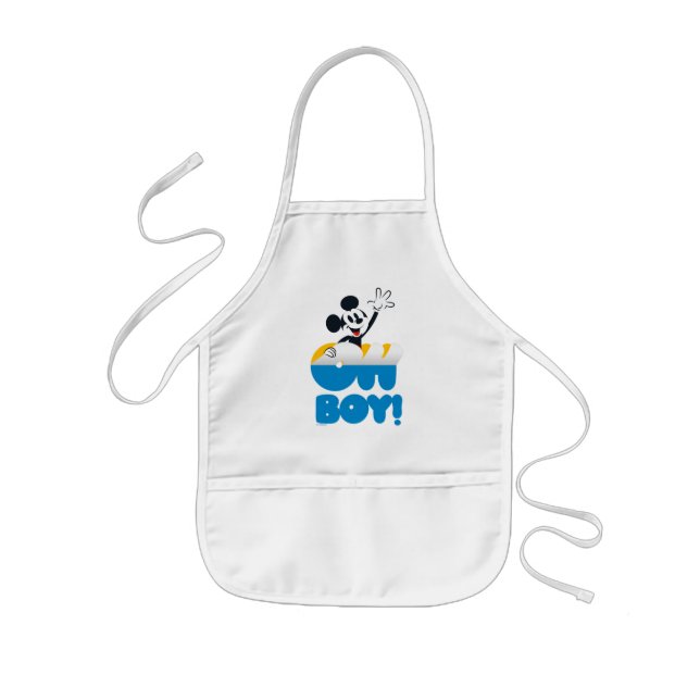 Mickey Mouse Oh Boy! Peel Away Kids' Apron (Front)