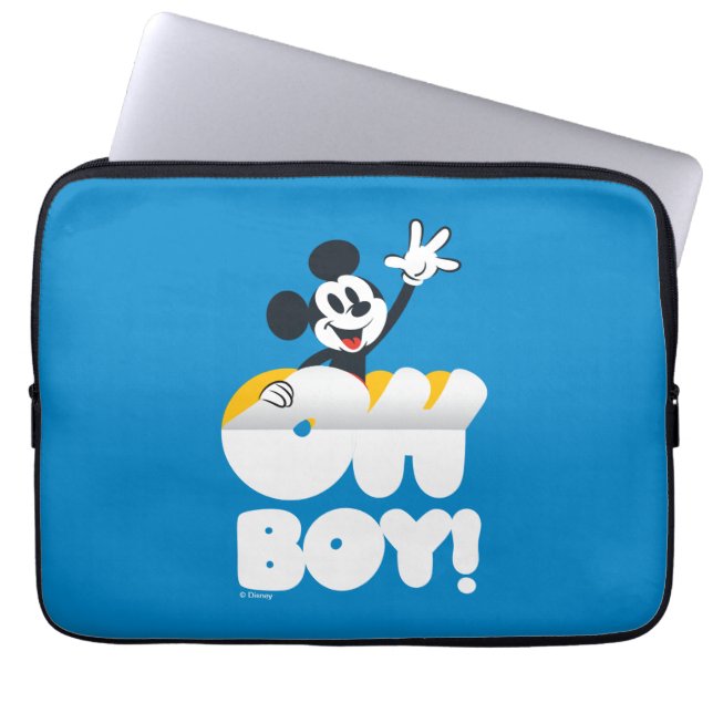 Mickey Mouse Oh Boy! Peel Away Laptop Sleeve (Front)