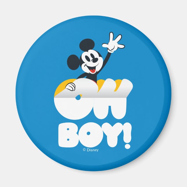 Mickey Mouse Oh Boy! Peel Away Magnet (Front)