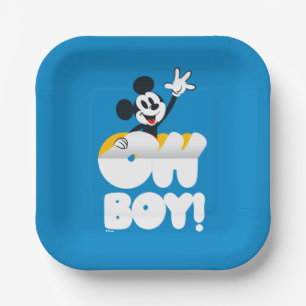 Mickey Mouse Oh Boy! Peel Away Paper Plates