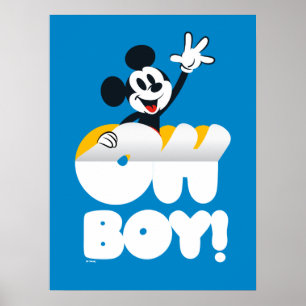 Mickey Mouse Oh Boy! Peel Away Poster