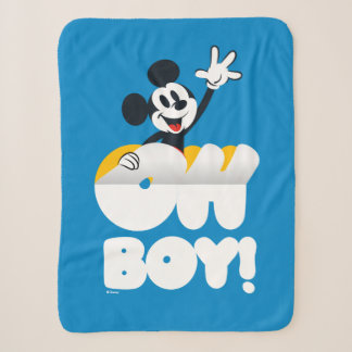 Mickey Mouse Oh Boy! Peel Away Sherpa Blanket