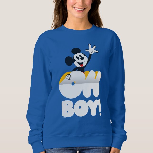Mickey Mouse Oh Boy! Peel Away Sweatshirt (Front)