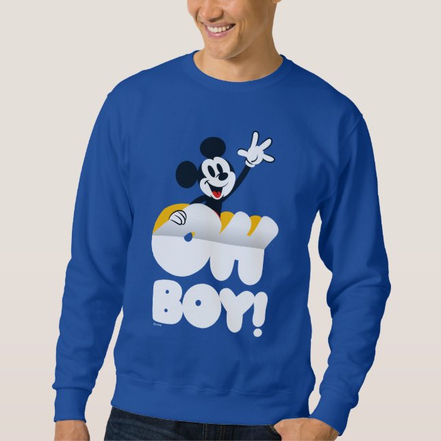 Mickey Mouse Oh Boy! Peel Away Sweatshirt (Front)