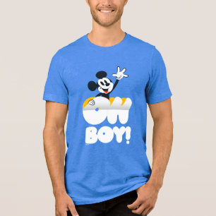 Mickey Mouse Oh Boy! Peel Away Tri-Blend Shirt