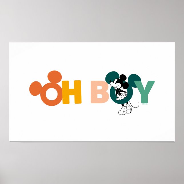 Mickey Mouse | Oh Boy Poster (Front)