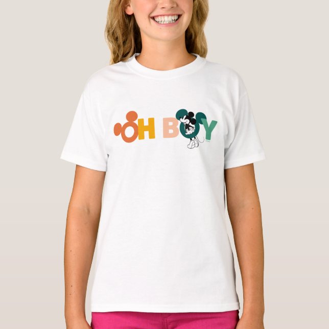 Mickey Mouse | Oh Boy T-Shirt (Front)