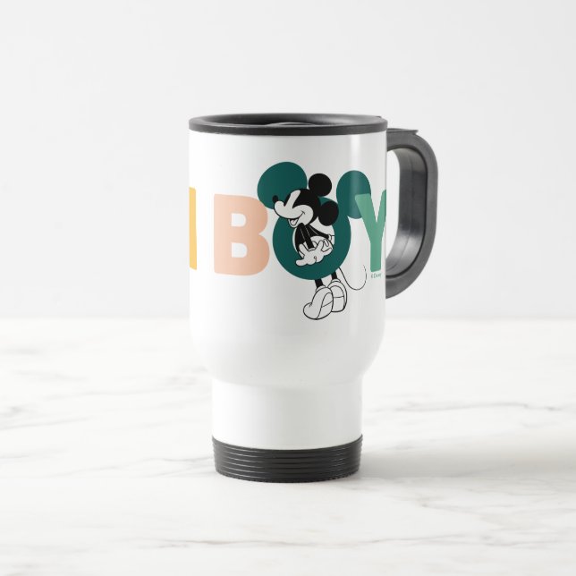 Mickey Mouse | Oh Boy Travel Mug (Front Right)