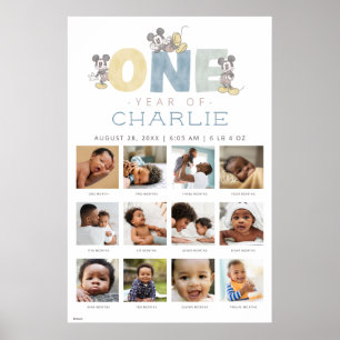 Mickey Mouse   One Year of - 12 Months Poster