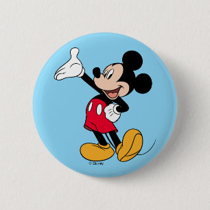 Mickey Mouse Open Hand Gesture Button