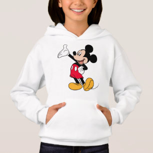 Mickey Mouse Open Hand Gesture Hoodie