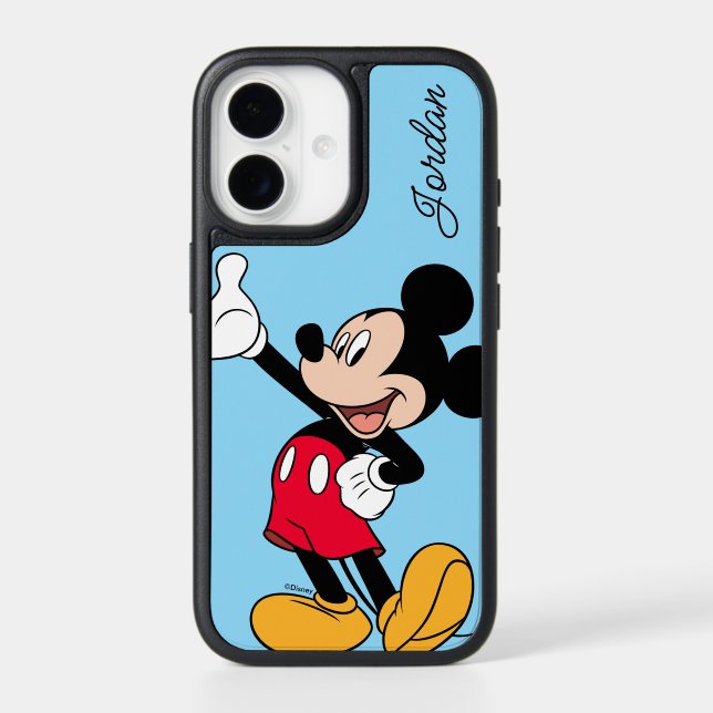 Mickey Mouse Open Hand Gesture Otterbox iPhone Case (Back)