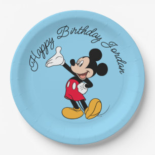 Mickey Mouse Open Hand Gesture Paper Plates