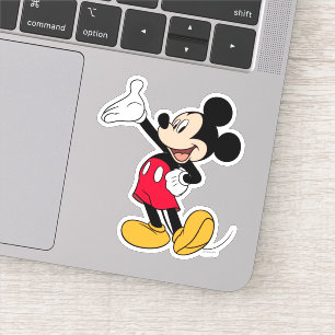 Mickey Mouse Open Hand Gesture Sticker