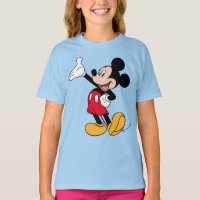 Mickey Mouse Open Hand Gesture