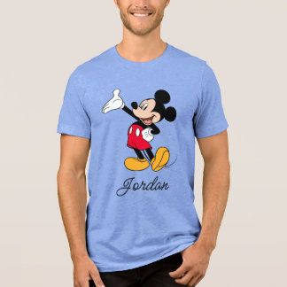 Mickey Mouse Open Hand Gesture Tri-Blend Shirt