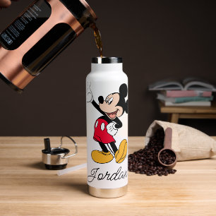 Mickey Mouse Open Hand Gesture Water Bottle