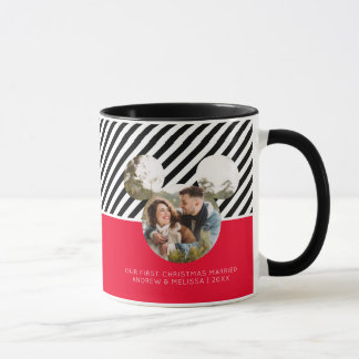 Mickey Mouse | Our First Christmas Married - Photo Mug