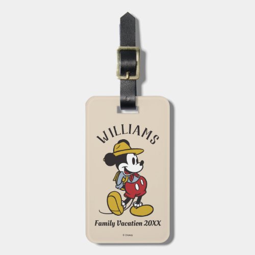 Mickey Mouse  Outdoor Mickey Luggage Tag