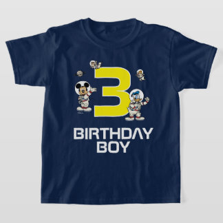 Mickey Mouse Outer Space Birthday Boy T-Shirt