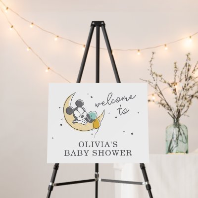 Mickey Mouse | Over the Moon Baby Shower Welcome Foam Board