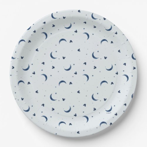Mickey Mouse  Over the Moon _ Boy Baby Shower Paper Plates