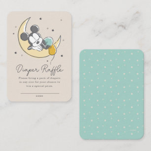 Mickey Mouse Over the Moon   Diaper Raffle Place Card