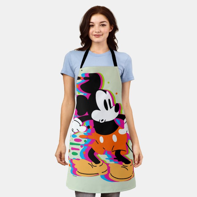 Mickey Mouse Paint Warp Apron (Worn)