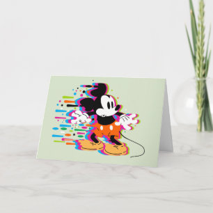 Mickey Mouse Paint Warp Card