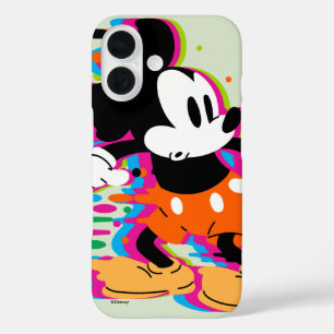 Mickey Mouse Paint Warp iPhone 16 Case