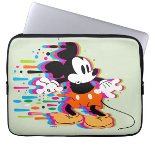 Mickey Mouse Paint Warp Laptop Sleeve
