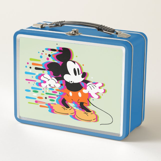 Mickey Mouse Paint Warp Metal Lunch Box (Front)