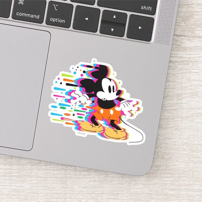 Mickey Mouse Paint Warp Sticker (Detail)