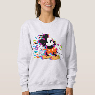 Mickey Mouse Paint Warp Sweatshirt