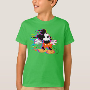 Mickey Mouse Paint Warp T-Shirt