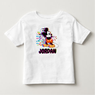 Mickey Mouse Paint Warp Toddler T-shirt