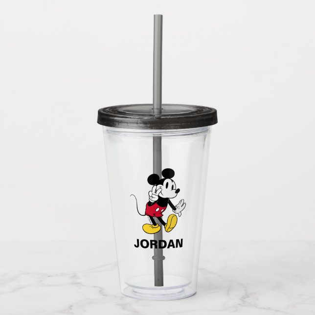 Mickey Mouse | Peace Out Acrylic Tumbler (Front)