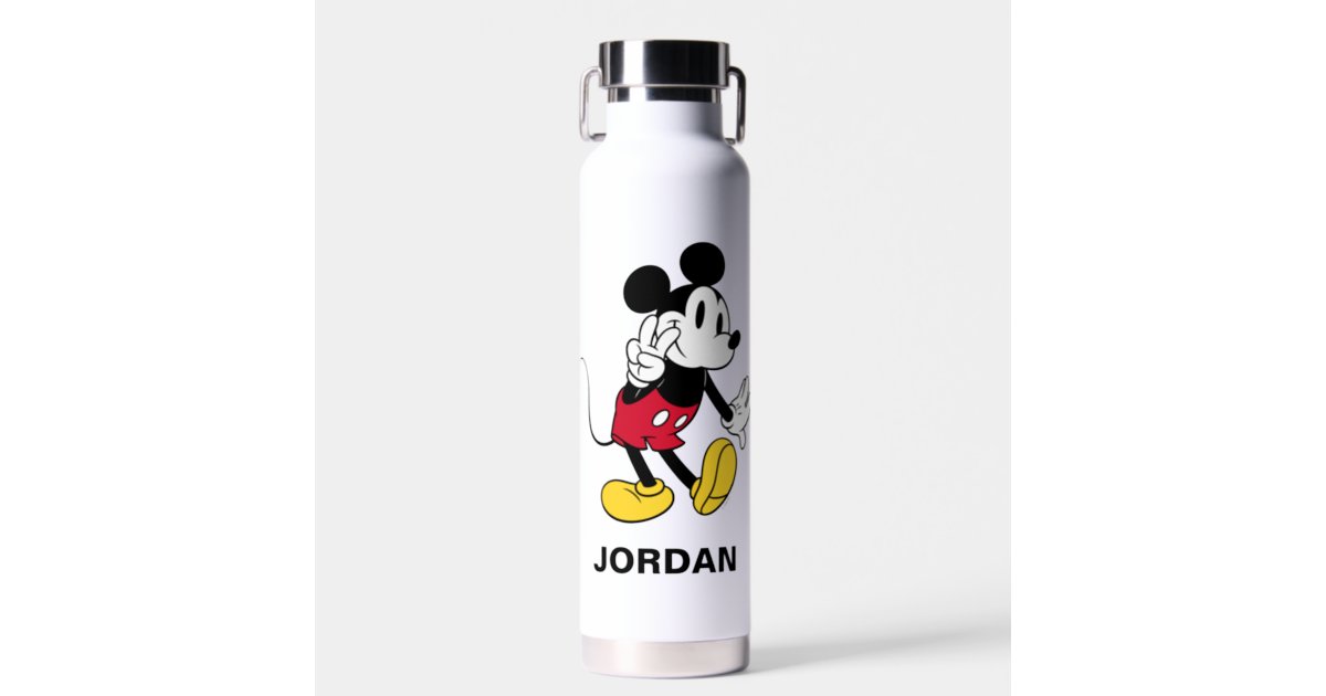 Mickey Mouse Color Collage Flip-Top Water Bottle