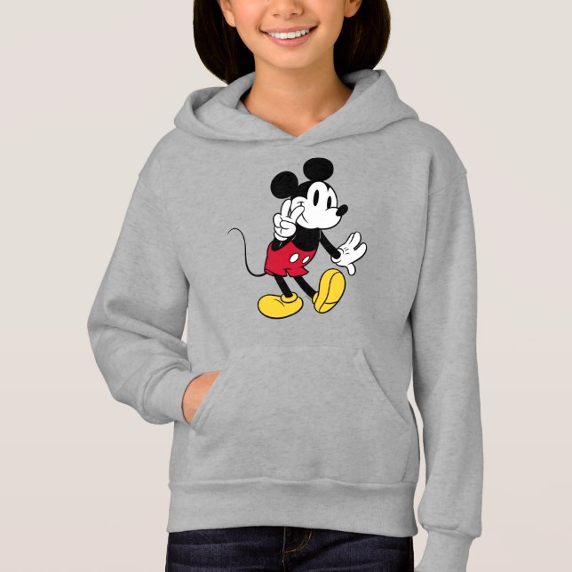 Mickey Mouse | Peace Out Hoodie (Front)